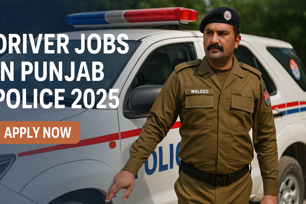 Driver Jobs In Punjab Police