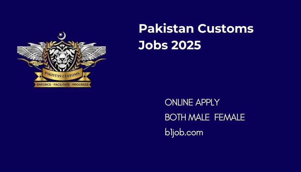 Pakistan Customs Jobs 2025